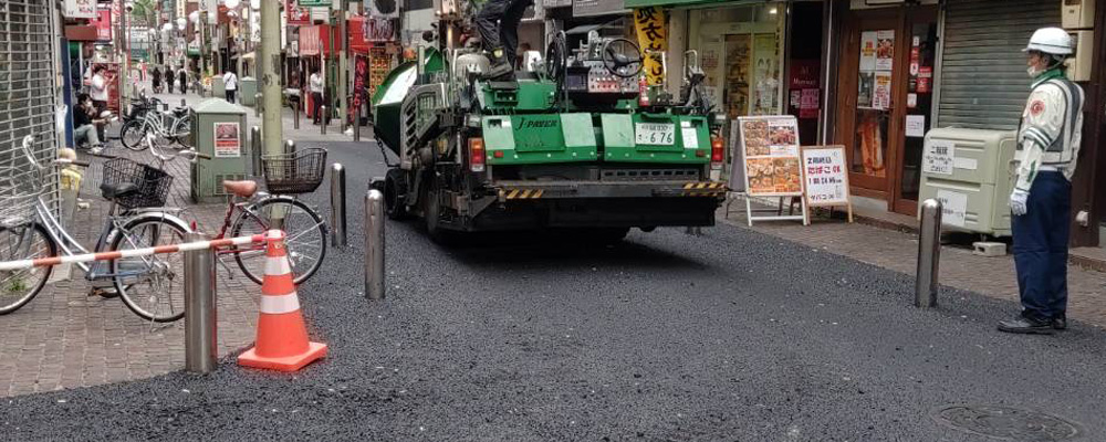 道路舗装2期工事の完了について