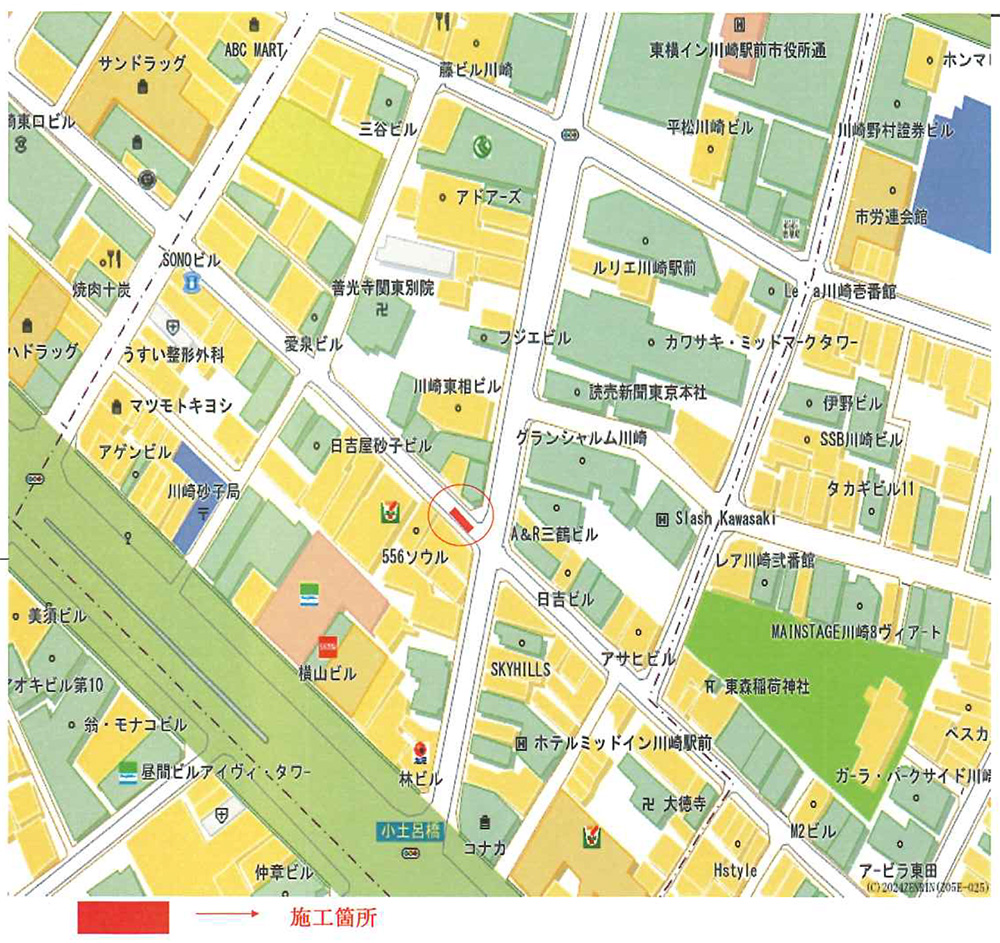 仲見世通り 道路工事（路面本復旧工事）のお知らせ